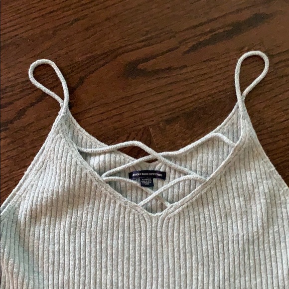 AE Ribbed Criss-Cross Tank - Size XL - Picture 2 of 4